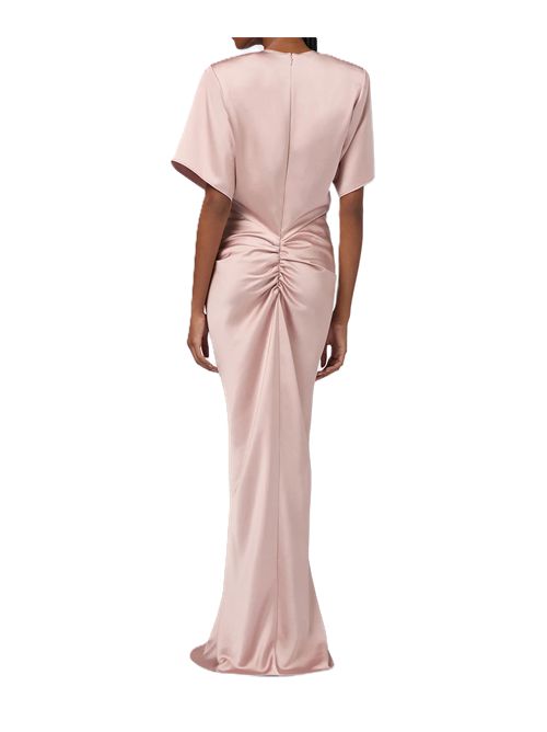 THE ANDAMANEAbito lungo Iris con ruches pesca THE ANDAMANE | TM190177ATNP229 - LIQUID SATINPEACH